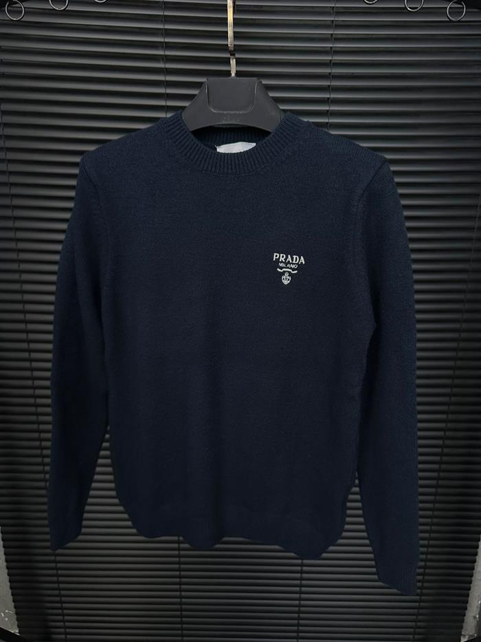 Nakış Logolu Yün Kazak