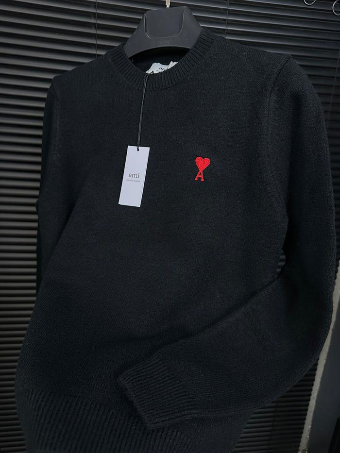 Nakış Logolu Yün Kazak