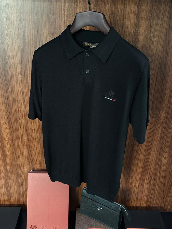 Nakış Logolu Yakalı Triko T-Shirt