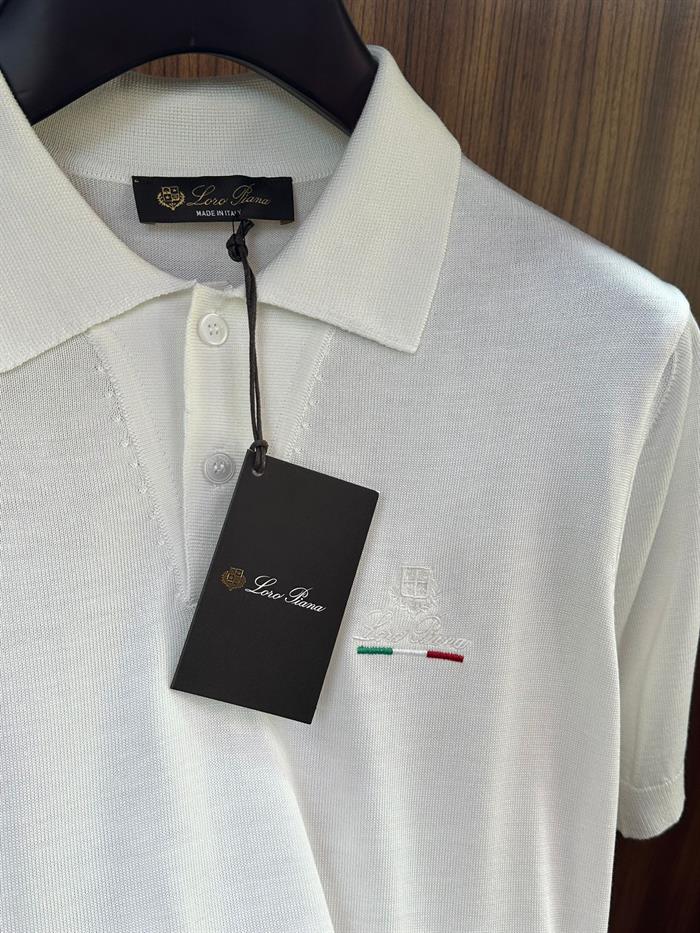Nakış Logolu Yakalı Triko T-Shirt