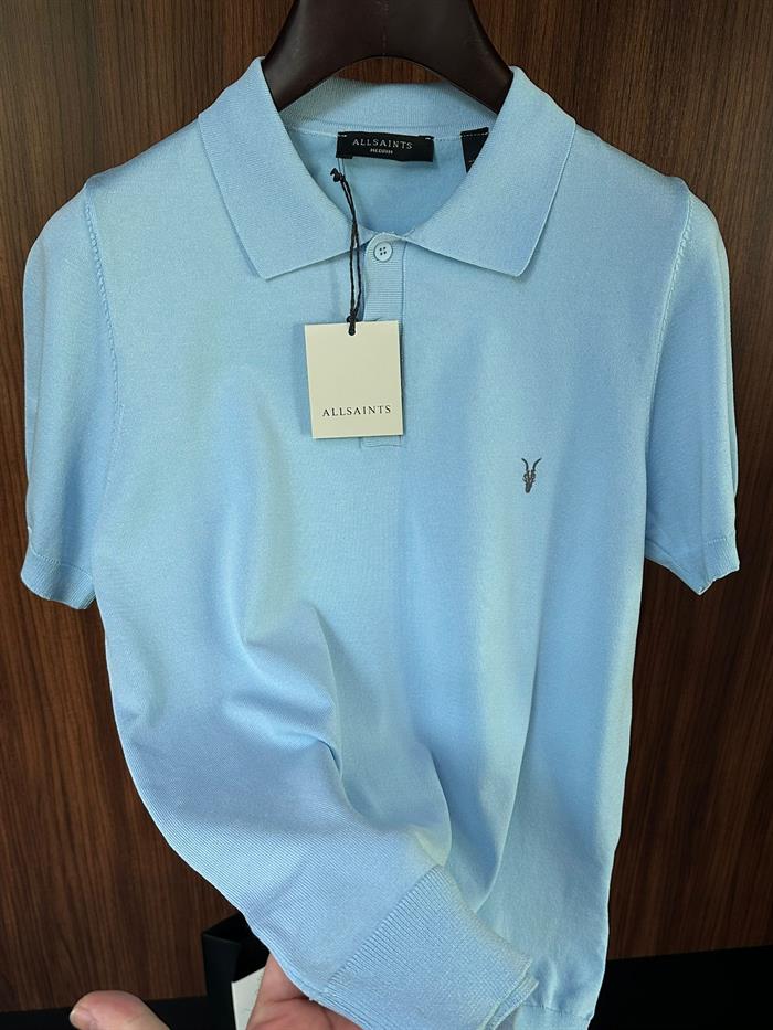 Nakış Logolu Yakalı Triko T-Shirt