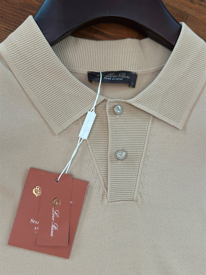 Nakış Logolu Yakalı Triko T-Shirt