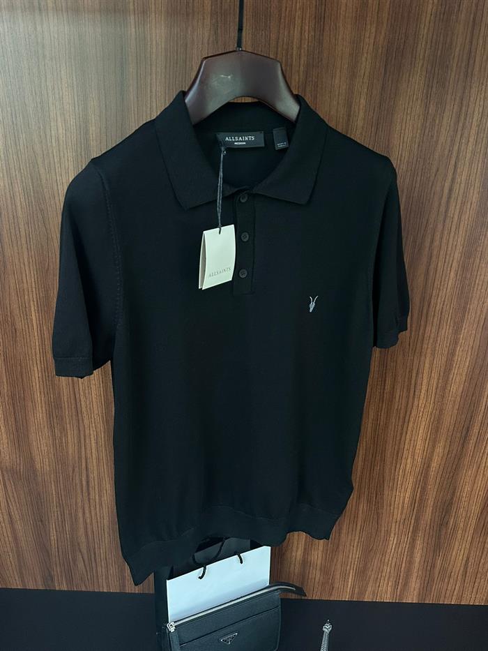 Nakış Logolu Yakalı Triko T-Shirt