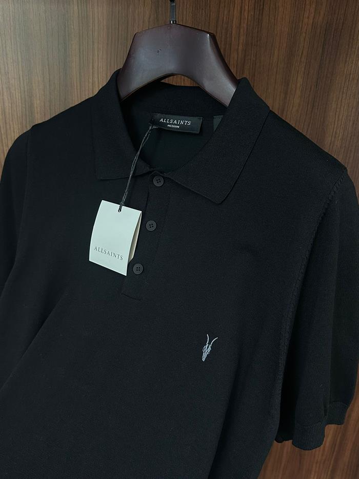 Nakış Logolu Yakalı Triko T-Shirt