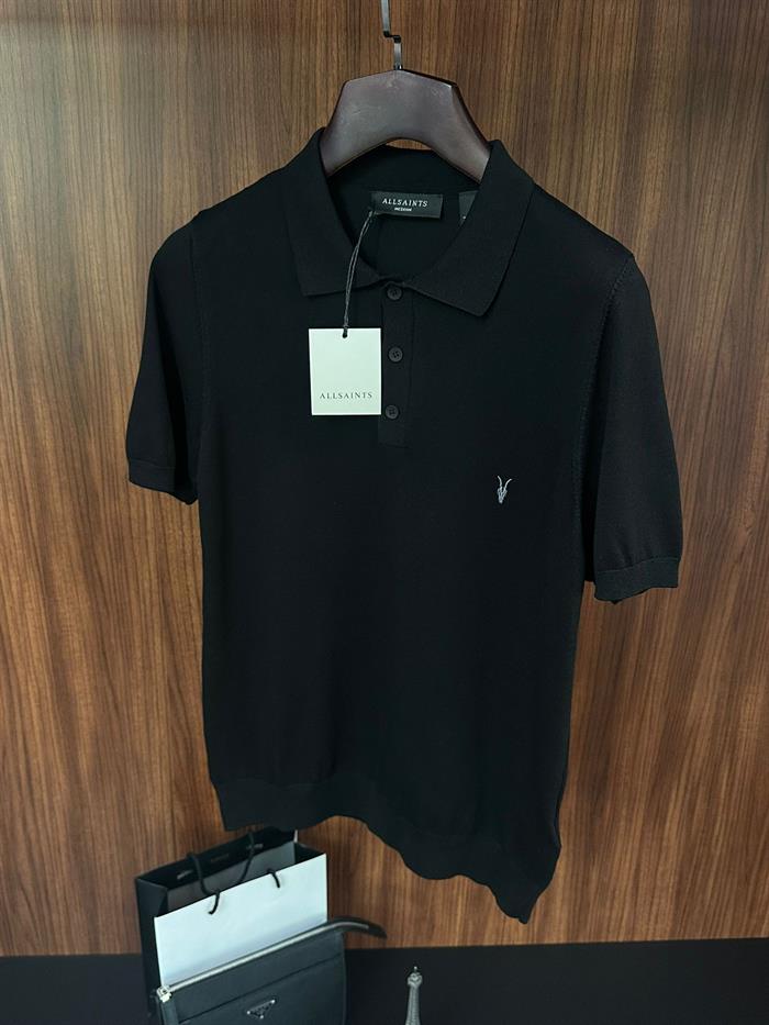 Nakış Logolu Yakalı Triko T-Shirt