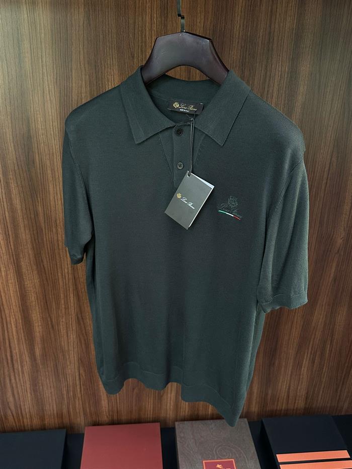 Nakış Logolu Yakalı Triko T-Shirt