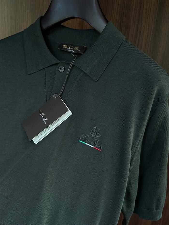 Nakış Logolu Yakalı Triko T-Shirt