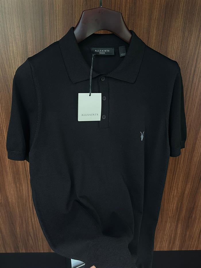 Nakış Logolu Yakalı Triko T-Shirt