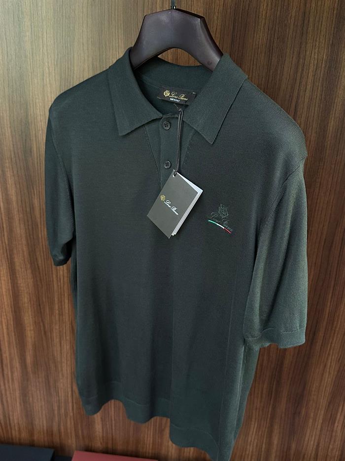 Nakış Logolu Yakalı Triko T-Shirt