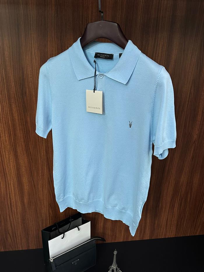 Nakış Logolu Yakalı Triko T-Shirt