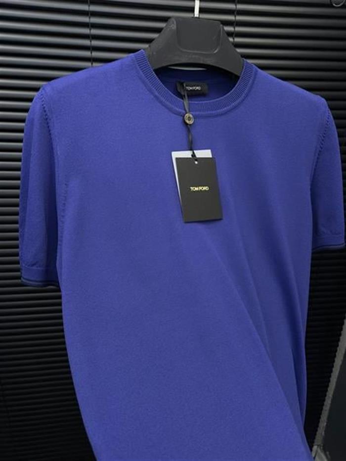 Şerit Kol Detaylı Basic Triko T-Shirt - Beyaz