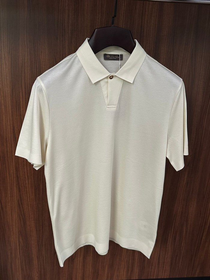 Yaka Detaylı Triko T-Shirt