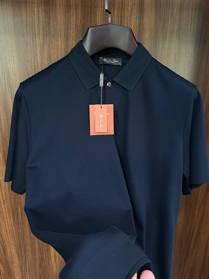 Yaka Detaylı Triko T-Shirt
