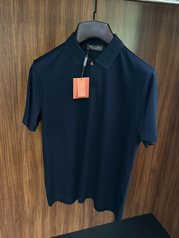 Yaka Detaylı Triko T-Shirt