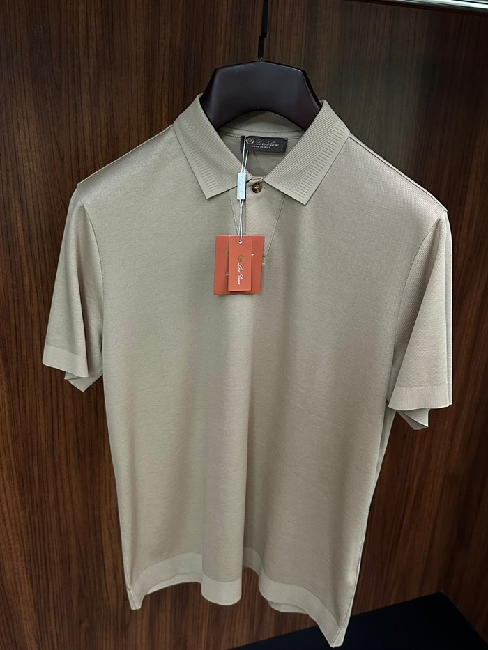 Yaka Detaylı Triko T-Shirt