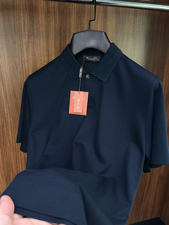 Yaka Detaylı Triko T-Shirt