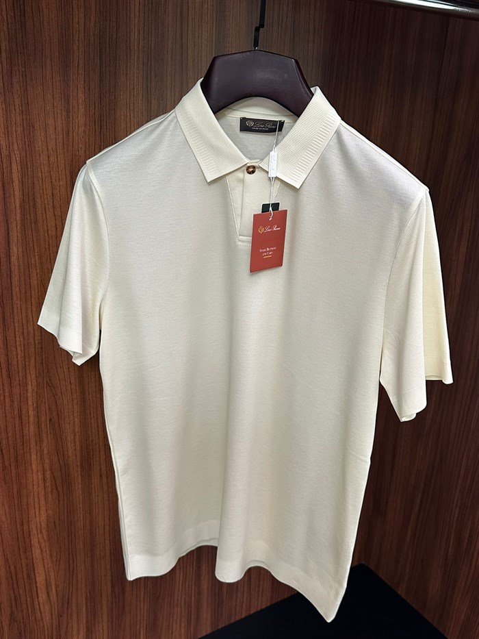 Yaka Detaylı Triko T-Shirt