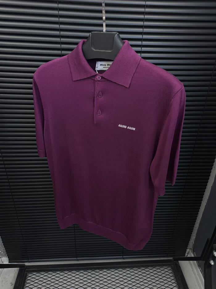 Dijital Baskılı Triko Yakalı T-Shirt