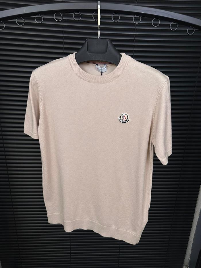 Kabartma Havlu Kumaş Logolu Triko T-Shirt