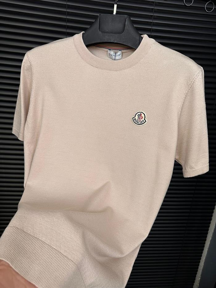 Kabartma Havlu Kumaş Logolu Triko T-Shirt