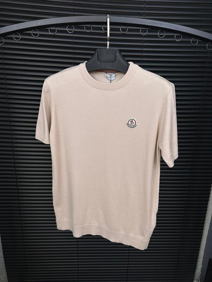 Kabartma Havlu Kumaş Logolu Triko T-Shirt