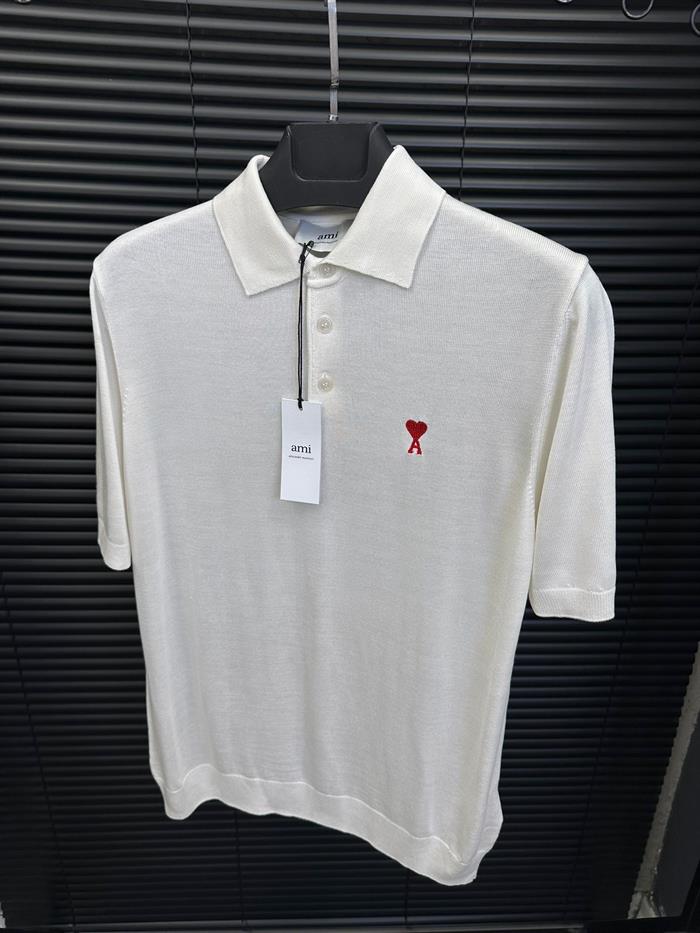 Nakış Logo Detaylı Triko Yakalı T-Shirt