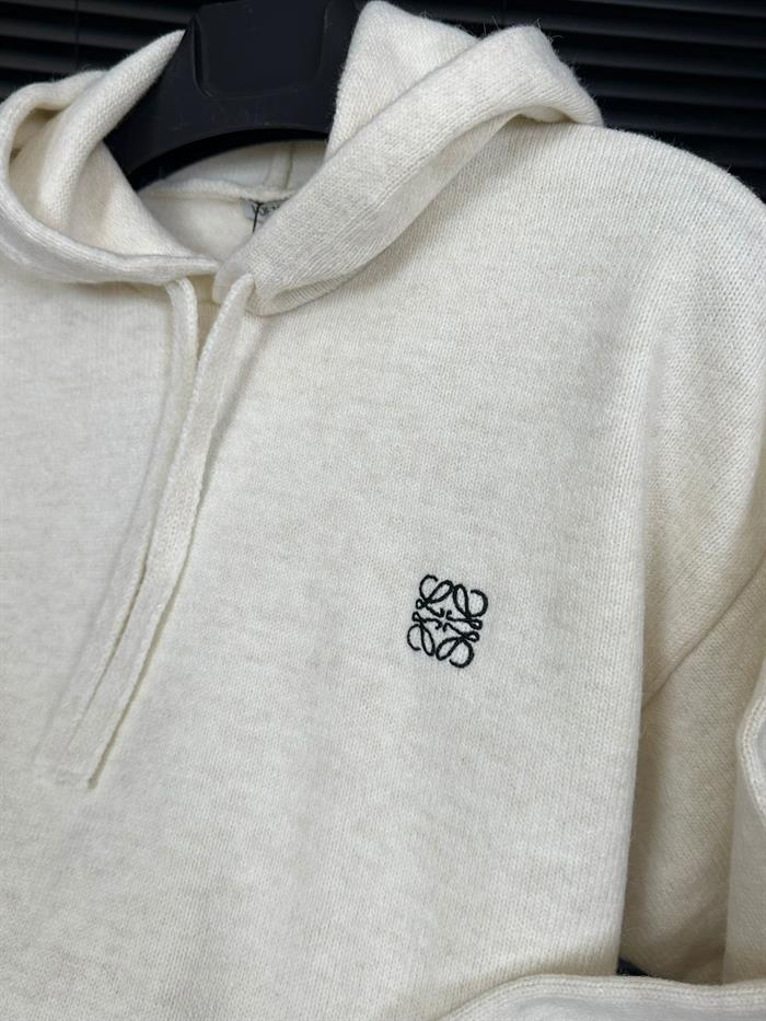 Nakış Logolu Triko Hoodie