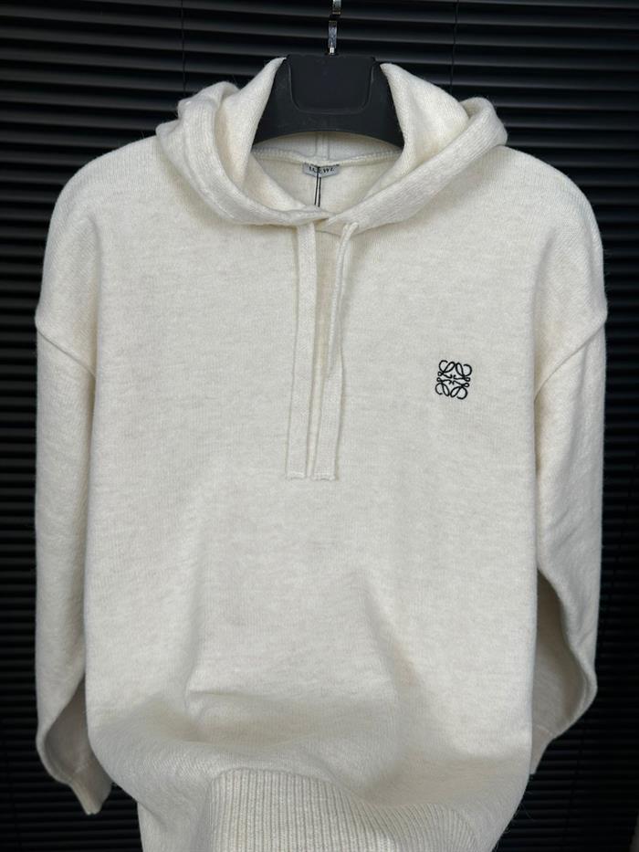 Nakış Logolu Triko Hoodie