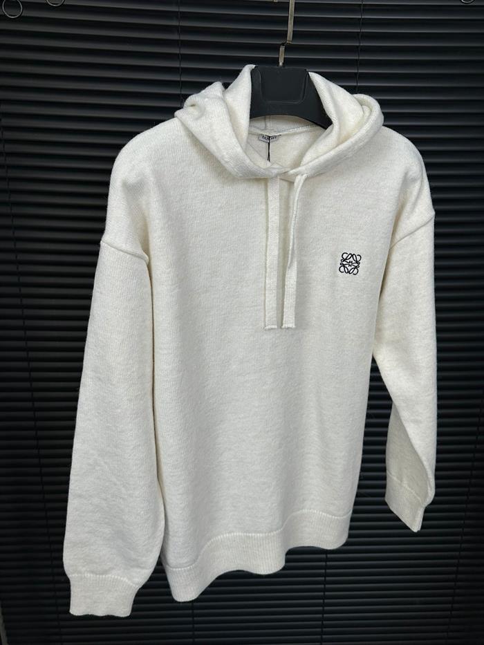 Nakış Logolu Triko Hoodie