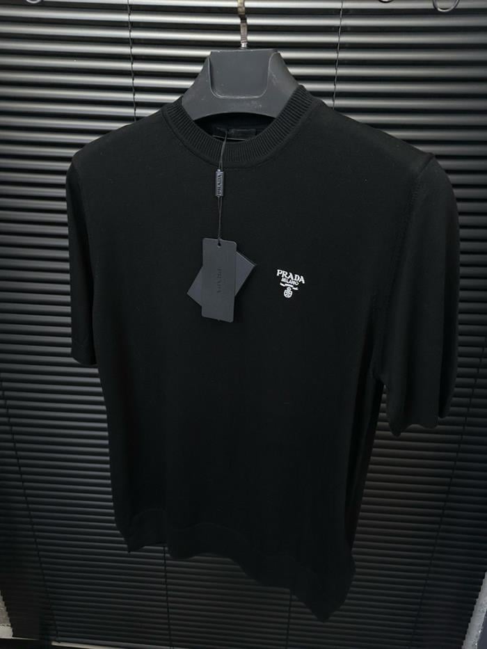 Nakış Logolu Triko T-Shirt