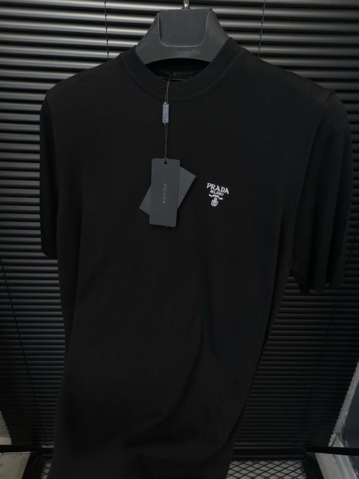 Nakış Logolu Triko T-Shirt