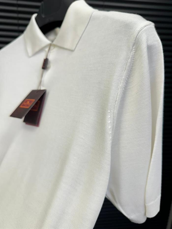 Triko Yakalı T-Shirt