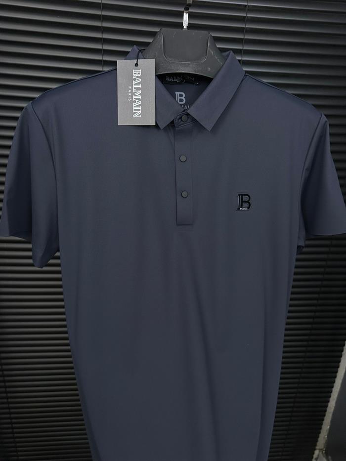 Kabartma Marka Logolu Yakalı T-Shirt