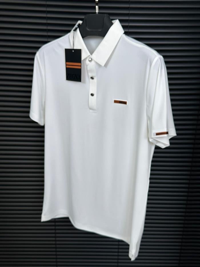 Kabartma Marka Logolu Yakalı T-Shirt