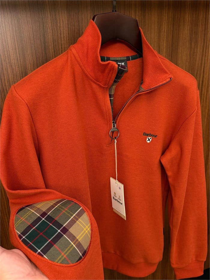 Nakış Logolu Yama Detaylı Yarım Fermuarlı Selanik Sweatshirt