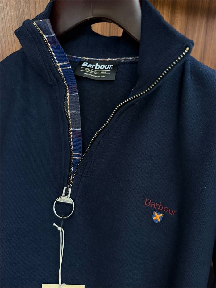Nakış Logolu Yama Detaylı Yarım Fermuarlı Selanik Sweatshirt