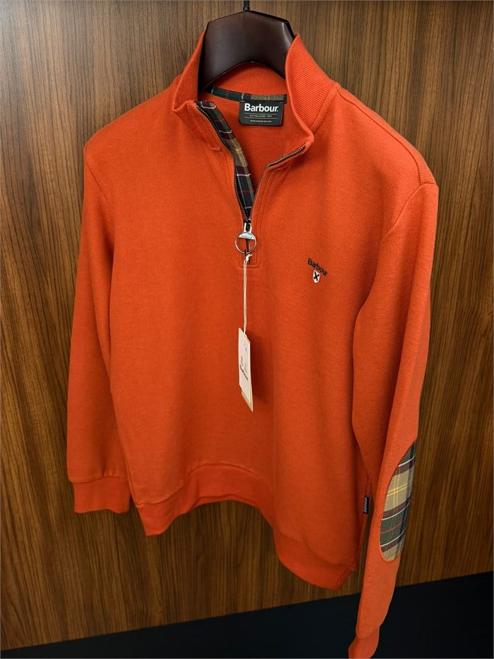 Nakış Logolu Yama Detaylı Yarım Fermuarlı Selanik Sweatshirt