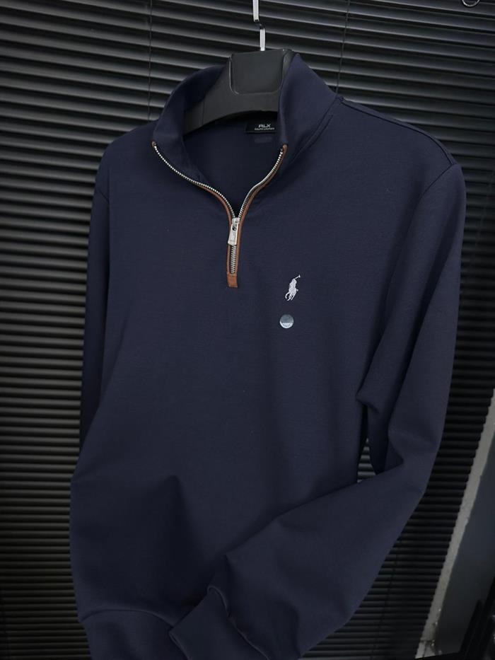 Nakış Logolu Yarım Fermuarlı Sweatshirt