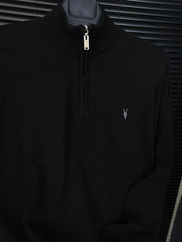 Nakış Logolu Yarım Fermuar Swetahirt