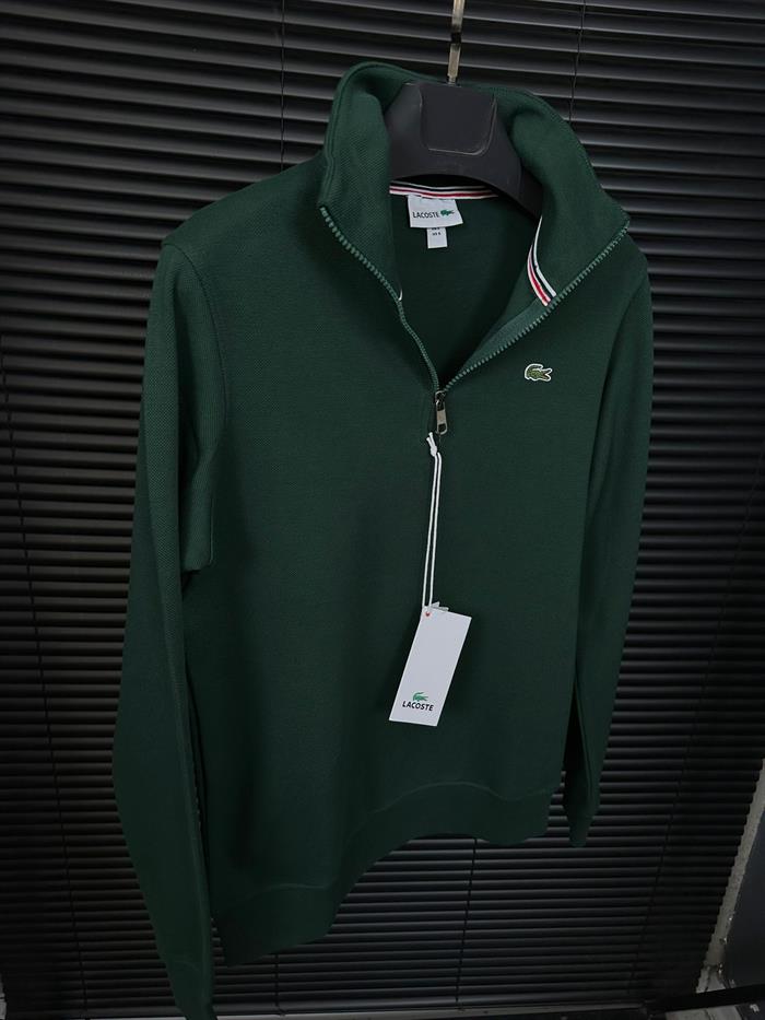 Nakış Logolu Yarım Fermuarlı Sweatshirt