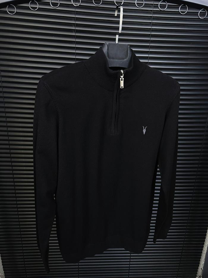 Nakış Logolu Yarım Fermuar Swetahirt