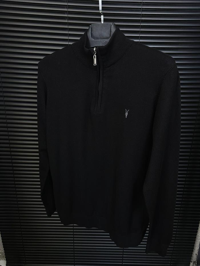 Nakış Logolu Yarım Fermuar Swetahirt