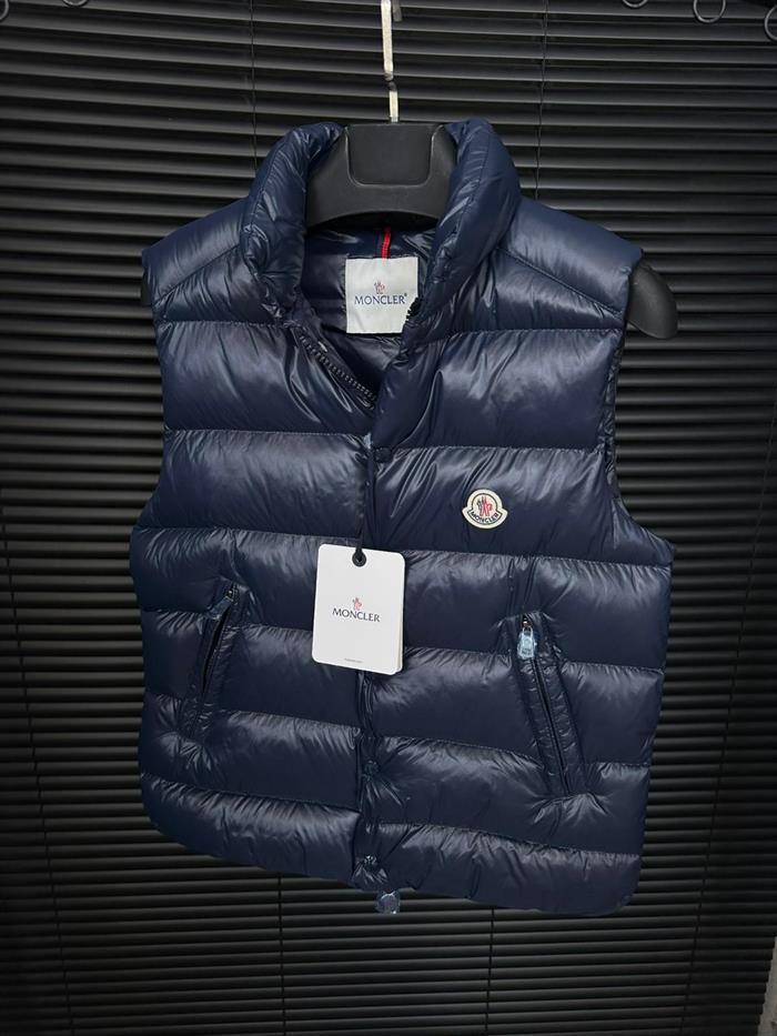 %100 Kaz Tüyü Nakış Logolu Yelek