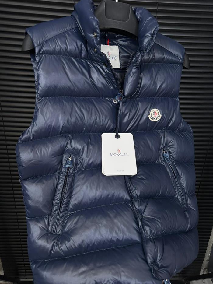 %100 Kaz Tüyü Nakış Logolu Yelek