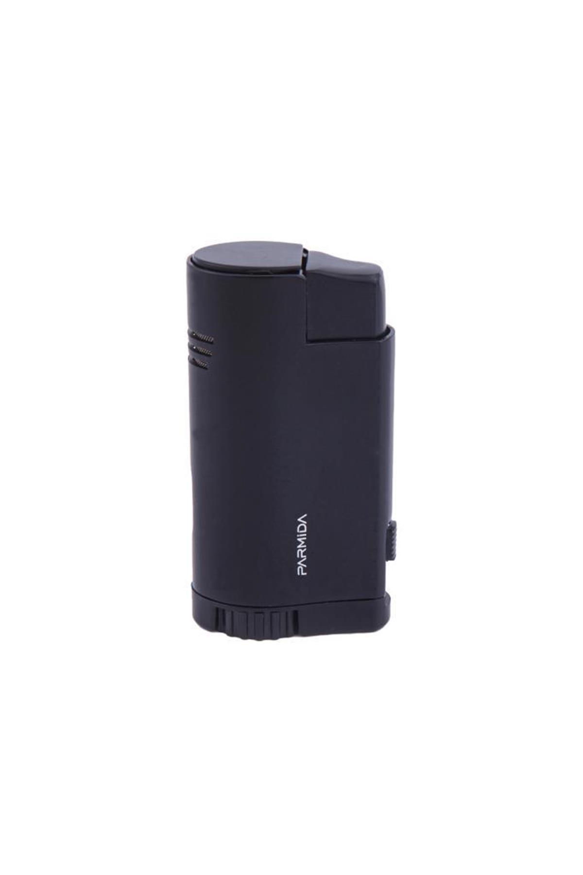 Parmida 3 Torch Pürmüz Siyah Puro Çakmağı PCM0483