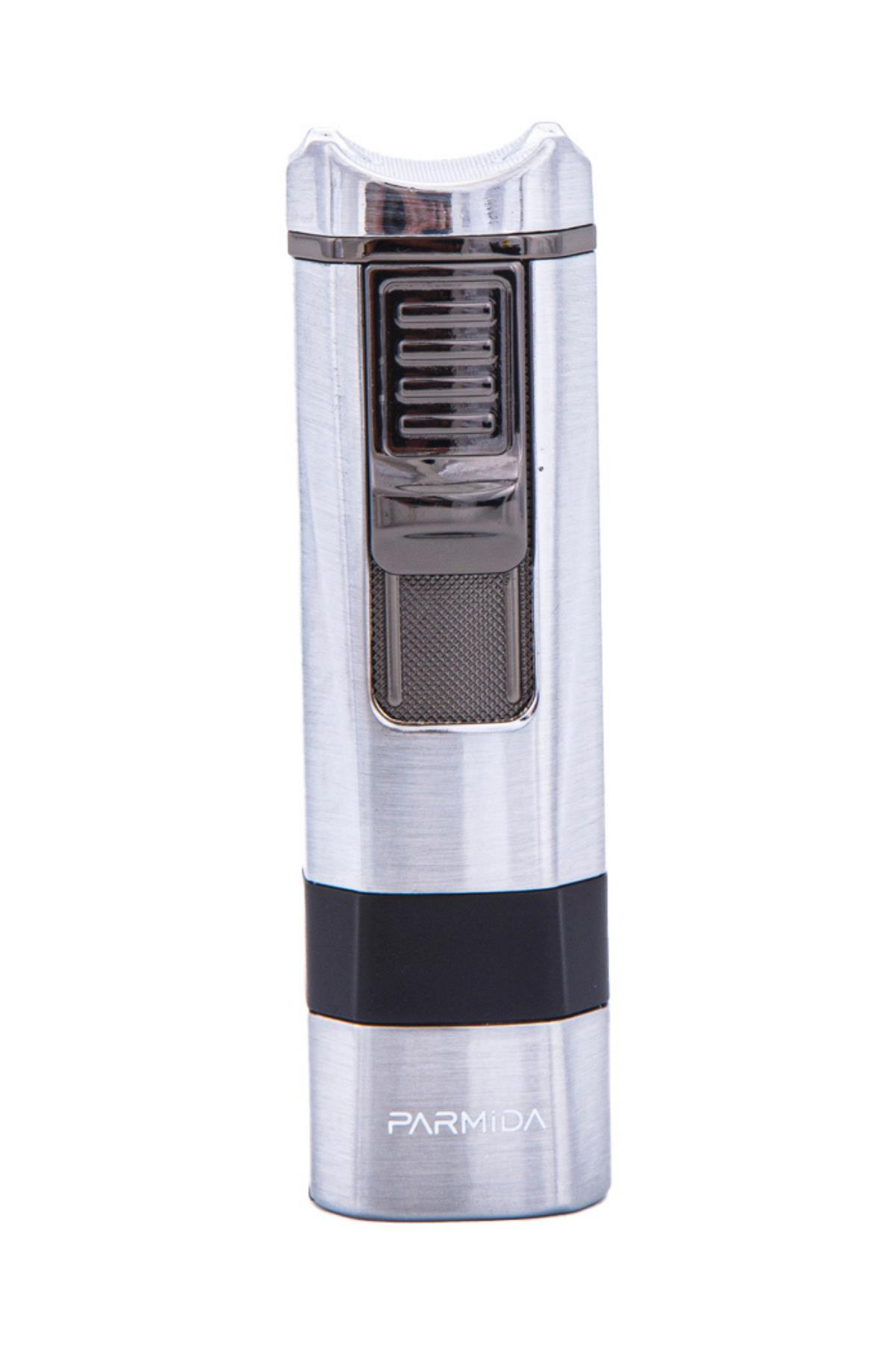 Parmida 4 Torch Pürmüz Gümüş Puro Çakmağı PCM0544