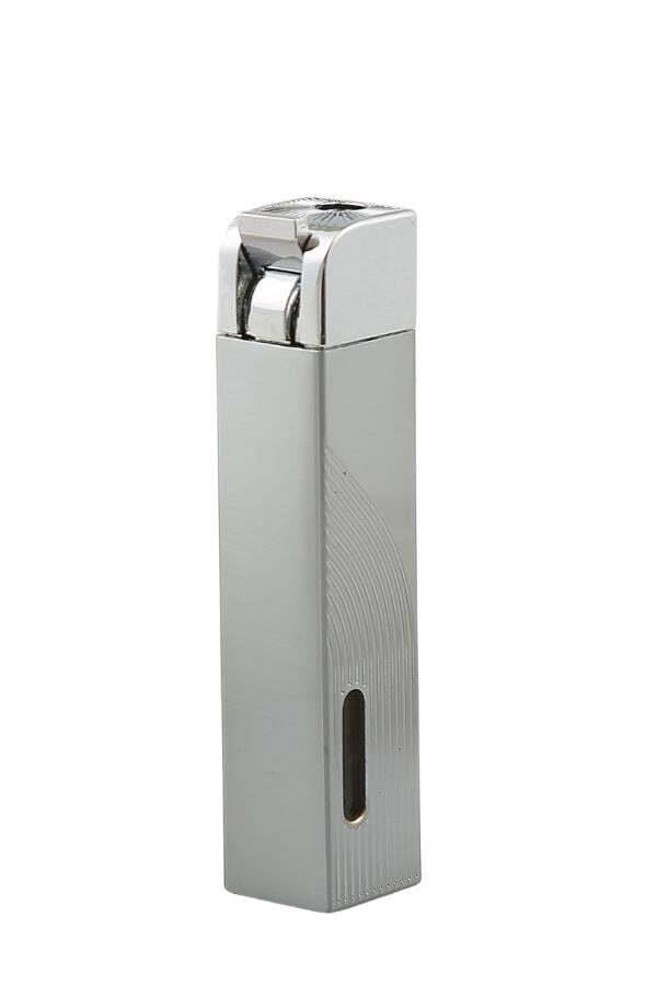 Parmida Tek Torch Pürmüz Gümüş İşlemeli Metal Puro Çakmağı PCM0667