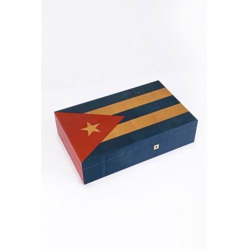 Küba Bayraklı Humidor PHUM0198PHUM0198Parmida
