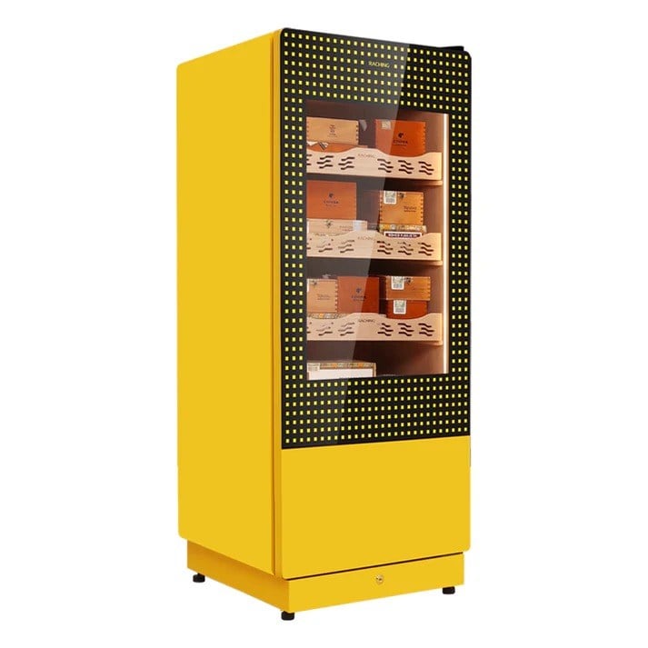 Raching x Cohiba Sarı Elektrikli Profesyonel Puro Dolabı COH180ACOH180ARaching