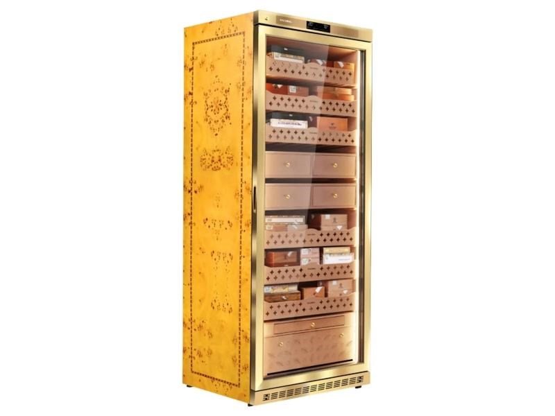 Raching Gold Ahşap Profesyonel Elektronik Humidor Puro Dolabı MON5800AMON5800ARaching